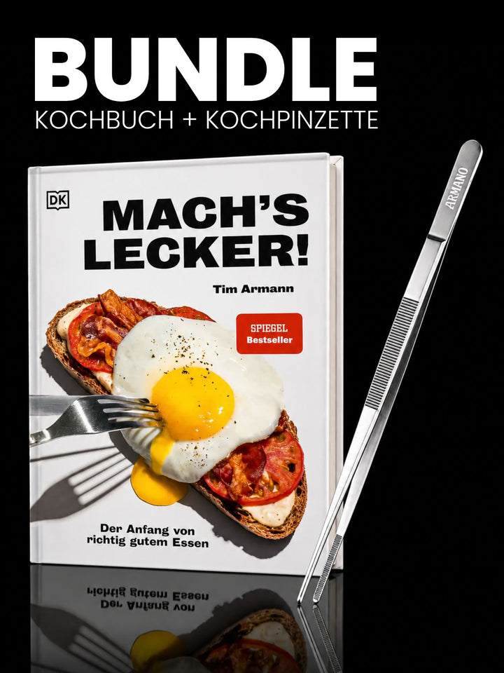 Bundle - Kochbuch + Kochpinzette