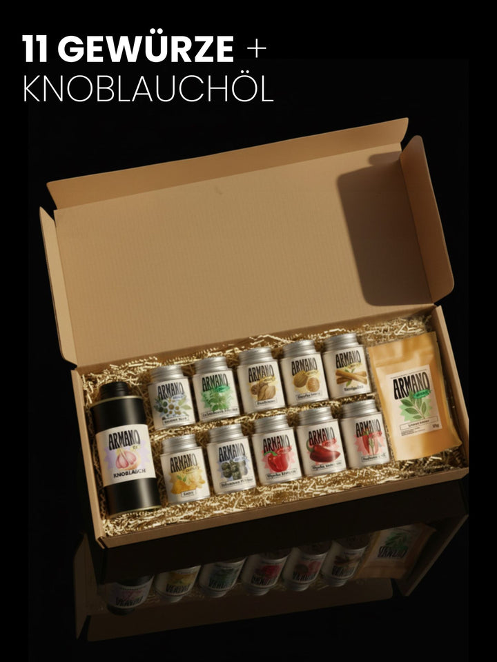 Gewürzbox inkl. Knoblauchöl
