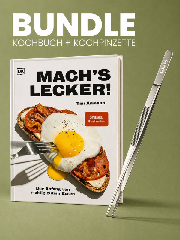 Bundle - Kochbuch + Kochpinzette