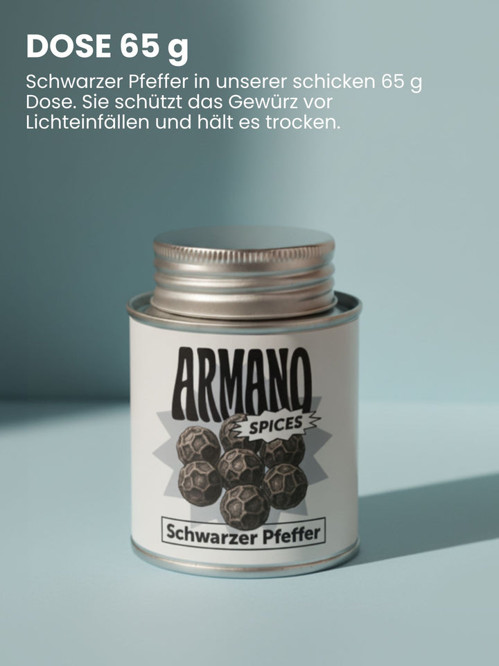 Schwarzer Tellicherry Pfeffer